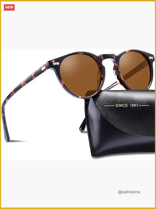 Polarized Acetate Frame Sunglasses UV400 Protection Anti Glare main image 7
